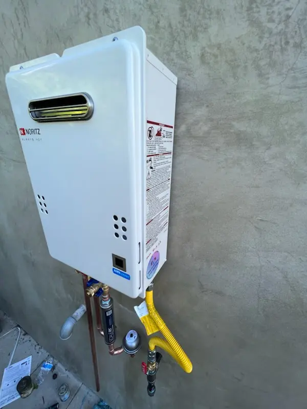 Tankless water heater installation for El Dorado Hills homes